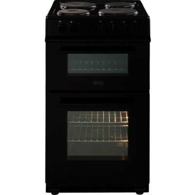 Belling FS50EFDO 50cm Double Oven Electric Cooker in Black